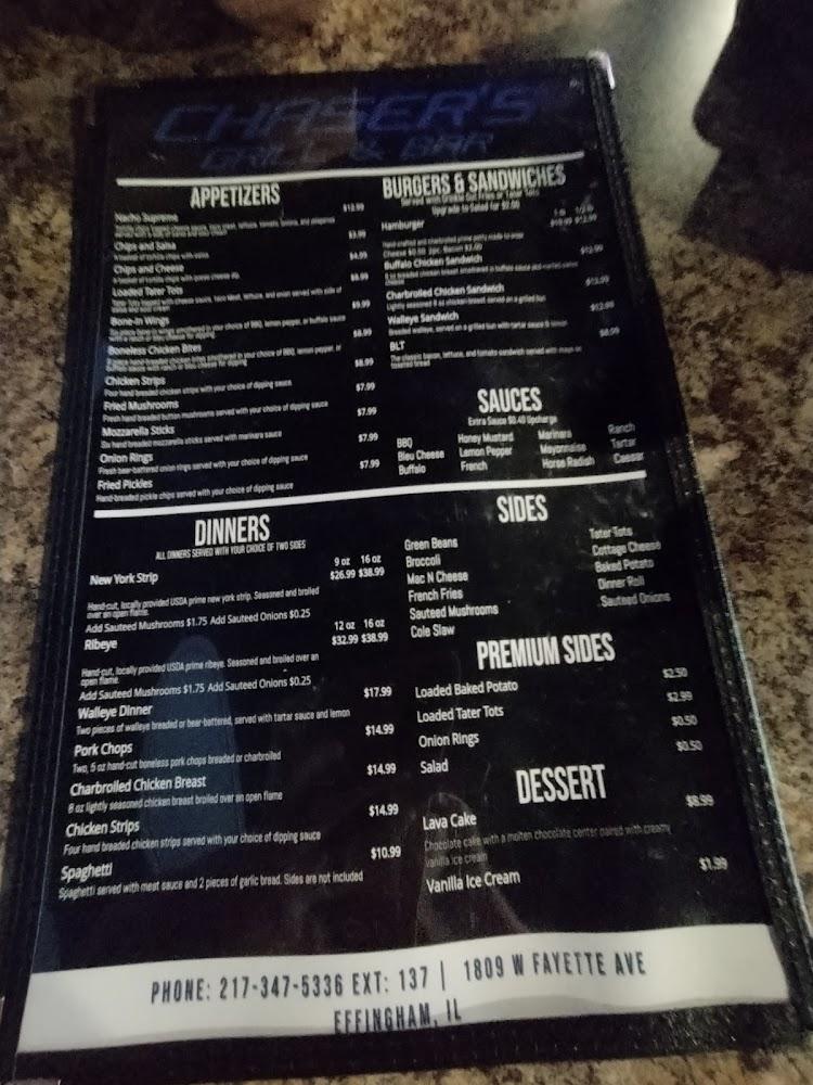 Chaser's Grill & Bar Menu image 3